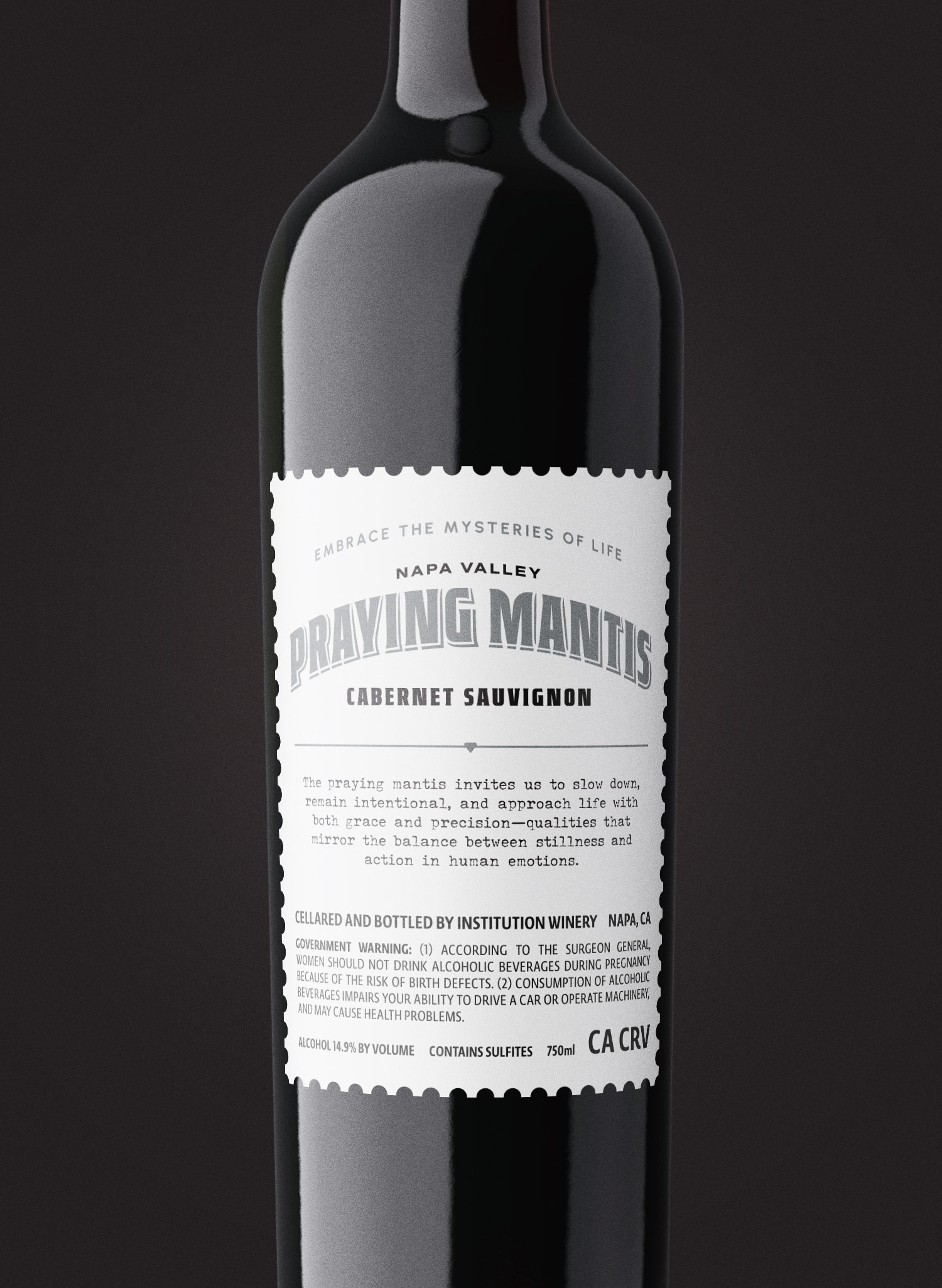 Praying Mantis - Napa Valley Wine - Cabernet Sauvignon